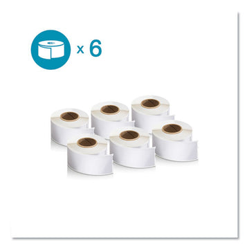 DYMO® Lw Address Labels, 0.75" X 2", White, 500-roll, 6 Rolls-pack freeshipping - TVN Wholesale